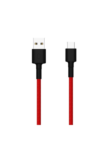 Cable Usb Xiaomi Sjv4110gl Usb Macho Usb Tipo-c Macho 1m Rojo Y Negro