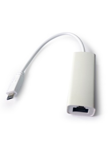 Gembird Adaptador Micro Usb A Rj45 Lan 100mbit/s Blanco Nic-mu2-01