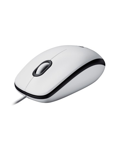 Logitech M100 Ratón Ambidextro Usb óptico 1000 Dpi Blanco 910-006764