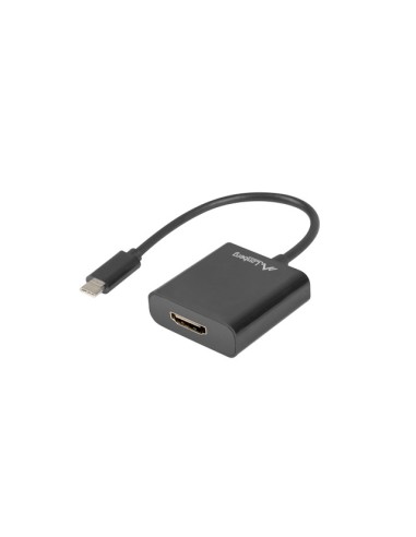 Adaptador Lanberg Ad-uc-hd-01 Usb Tipo-c Macho A Hdmi Hembra Resolución Hasta 1920*1200 15cm Longitud