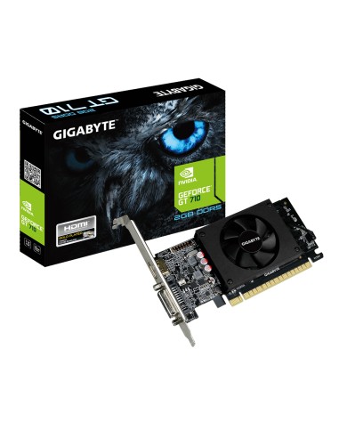 Tarjeta Gráfica Gigabyte Gt 710 2gb Gddr5 1xhdmi 1xdvi  Gv-n710d5-2gl