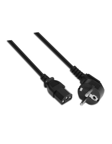 Aisens Cable Alimentacion Cpu - Cee7/m-c13/h - 1.50m - 100% Cobre - Negro