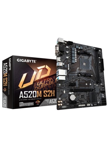 Placa Base Gigabyte Am4 A520m S2h M-atx/2xddr4/4xsata6/1xusb 3.2/2xusb 2.0 Gaa52ms2h-00-g