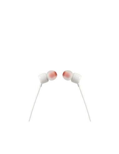 Auriculares Intrauditivos Jbl T110 Con Micrófono Jack 3.5 Blanco