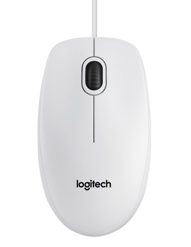 Logitech Raton B100 Optico Blanco 910-003360