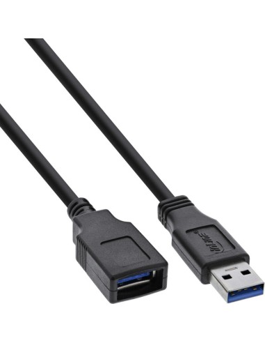 Inline Usb 3.0 Cable Tipo A Macho A Tipo A Hembra Negro 5m