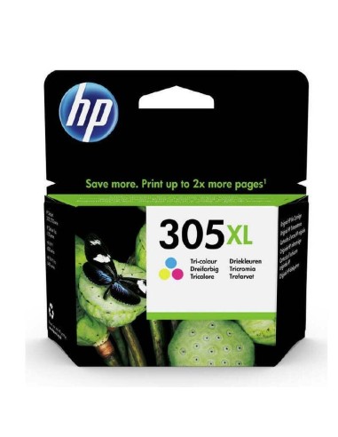 Tinta Original Hp 305 Xl Alta Capacidad Tricolor 3ym63ae