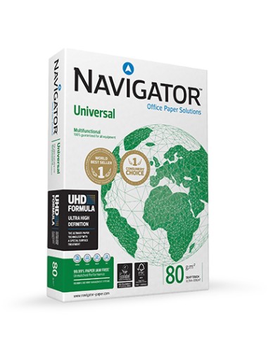 Paquete De Folios Navigator 018062 - Din A4 · 80g · 500 Hojas