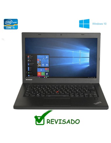 Portatil Reacondicionado Lenovo Thinkpad T460 14" I5-6ª Gen 8gb 256ssd W10p Instalado 1 Año De Garantia Teclado Español