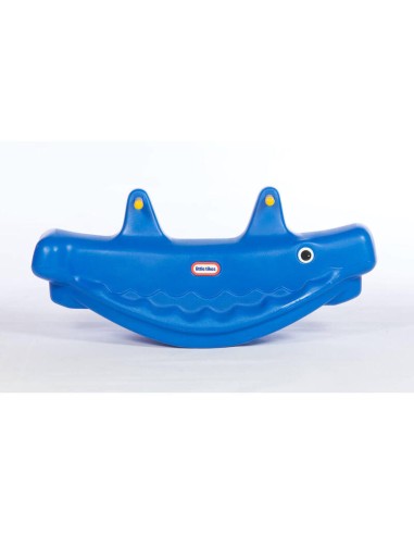 Little Tikes Ballena Balancín - Juego Activo Para Niños, Asas De Fácil Agarre Y Silla Estable Para Mayor Seguridad