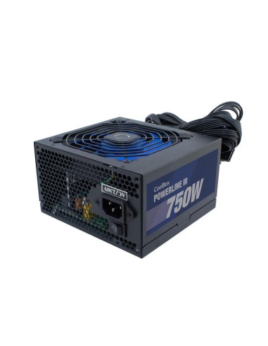 Fuente De Alimentación Coolbox Powerline Iii 750 750w 20+4 Pin Atx Atx Negro