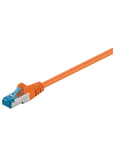 Goobay Cable De Red Cat 6a S/ftp (pimf) 0.25m Naranja