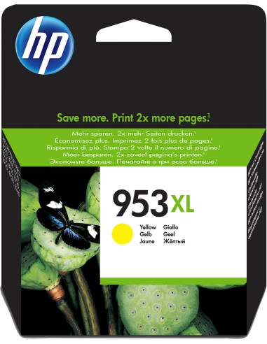 Tinta Original Hp 953 Xl Amarillo F6u18ae