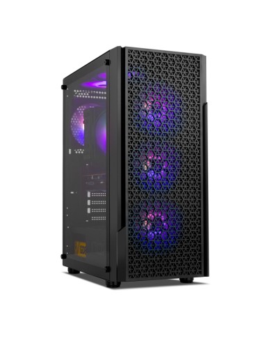 Caja Nox Infinity Beta Semitorre Atx Airflow Argb Rainbow