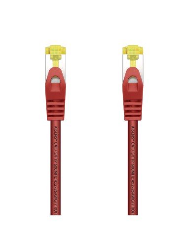 Aisens Cable De Red Rj45 Lszh Cat.7 600 Mhz S/ftp Pimf Awg26 - 1m - Rojo