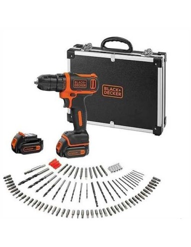 Black & Decker Taladro Atornillador A Batería Bdcdd12bafc, 10,8 Voltios