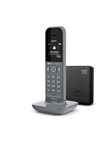 Gigaset Cl390a Teléfono Dect/analógico Terminal Inalámbrico, Altavoz, 150 Entradas, Gris