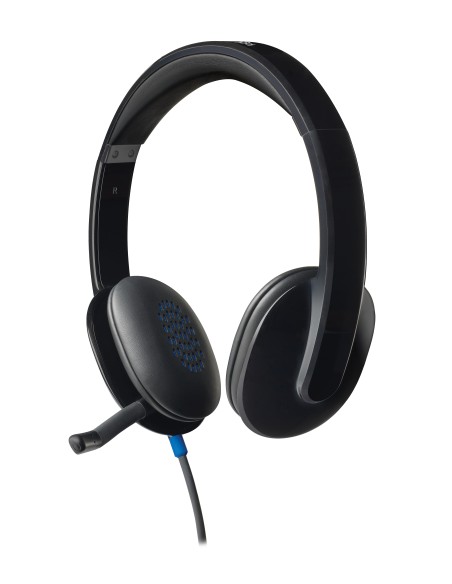 Logitech Auriculares + Micro H540 Negro