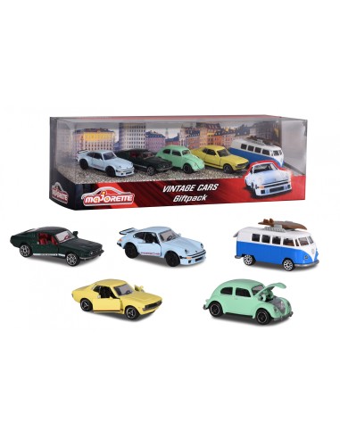 Majorette Giftpack 5 Coches Vintage