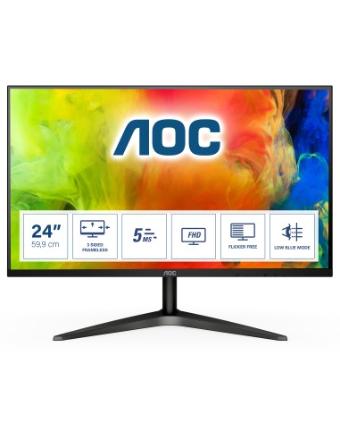 Monitor Aoc 24b1h 23.6' Full Hd Negro