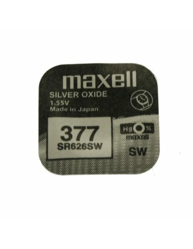 Blister 1-u Maxell Pila Sr626sw 377 óxido De Plata 1,55v