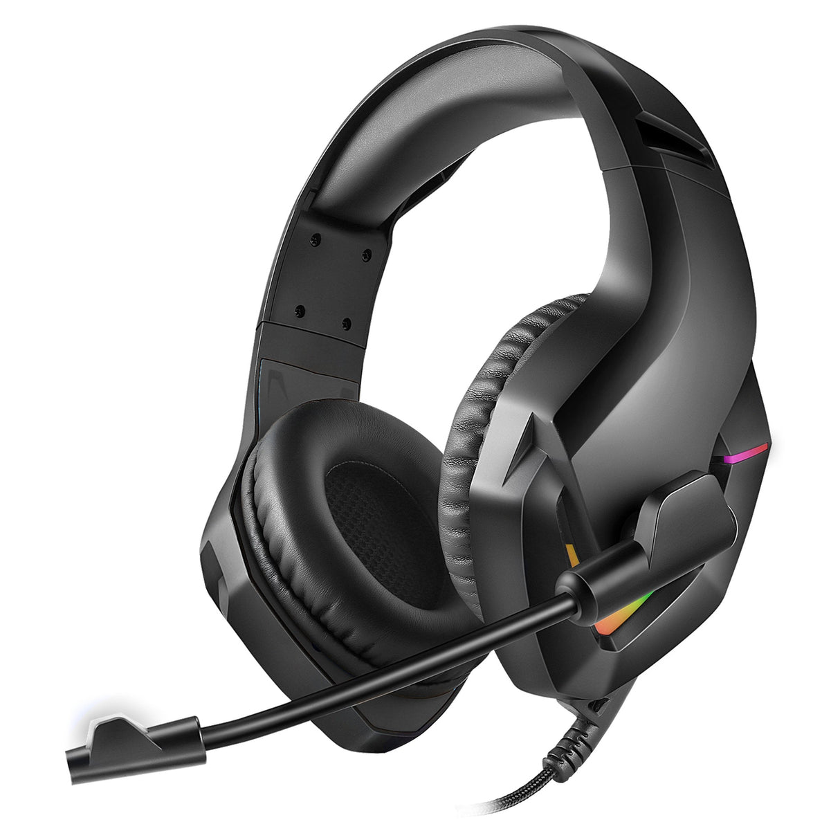 Omega Varr Casco Pro-Gaming Subwoofer 50mm Rgb Colores Usb+Mini Jack
