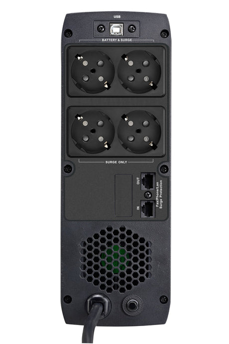 EAN 4713224528941 - FSP ST 850 sistema de alimentación ininterrumpida (UPS) Línea interactiva 0,85 kVA 510 W 4 salidas AC imagen 2