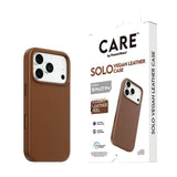Panzerglass Care Solo Vegan Leather Case Brown W. Magsafe Iphone 18 Pro/ 17 Pro