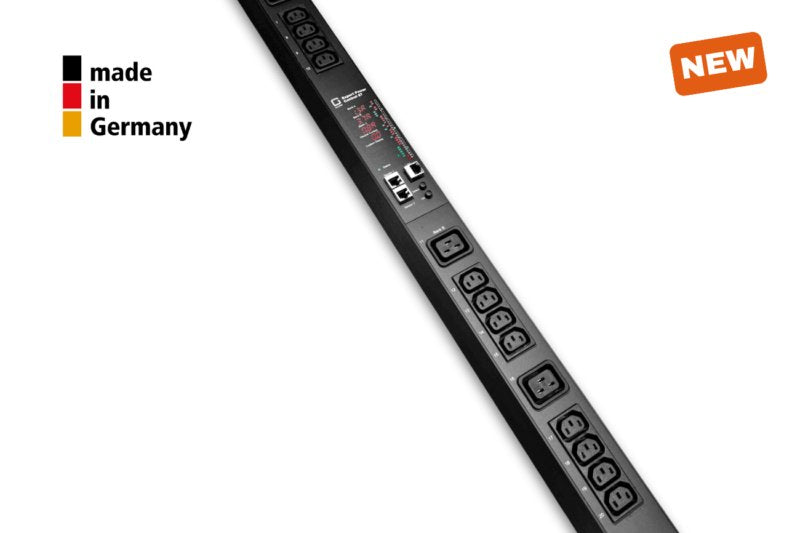 Gude Epc 87-1310-18 30-Vías Switched & Metered Pdu, Vertikaler Montaje 0he, Negro, 170 Cm