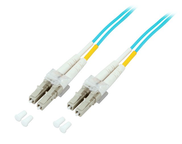 Efb Elektronik O0312.50 Cable De Fibra Optica 50 M Lc Om3 Color Aguamarina
