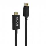 EAN 8697980470026 - Inca IDPH-18T adaptador de cable de vídeo 1,8 m DisplayPort HDMI tipo A (Estándar) Negro imagen 3
