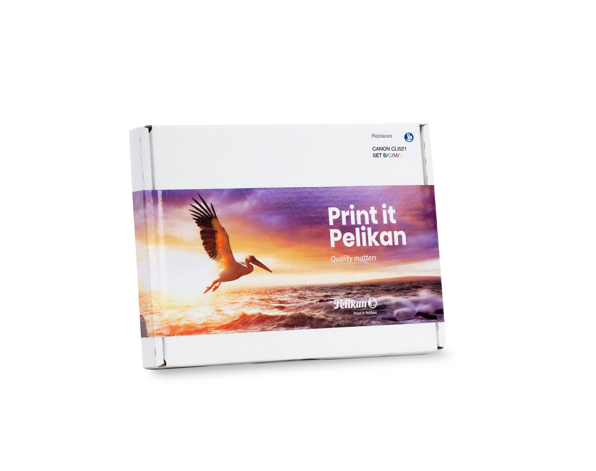 Pelikan Canon Cli-521 Multi-Pack B/C/M/Y