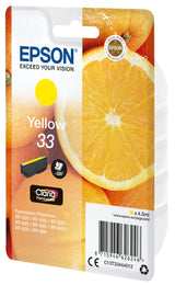 EAN 8715946626253 - Epson Oranges C13T33444022 cartucho de tinta 1 pieza(s) Original Amarillo imagen 1