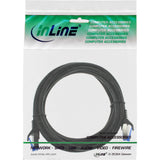 Cable De Red Inline, Cat.6a, S/Ftp, Tpe Flexible, Negro, 3m