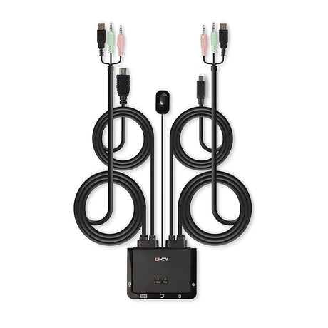 EAN 4002888423472 - Lindy 42347 interruptor KVM Negro imagen 2