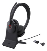Yealink Bh74 Teams Con Estación De Carga, Auriculares Negros, Variante Teams, Dongle Bluetooth Bh74 With Stand Teams Usb-C/A