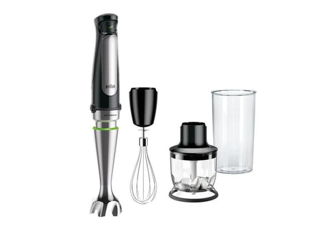 EAN 8021098774613 - Braun MQ 7025X 0,6 L Batidora de inmersión 1000 W Negro, Acero inoxidable imagen 1