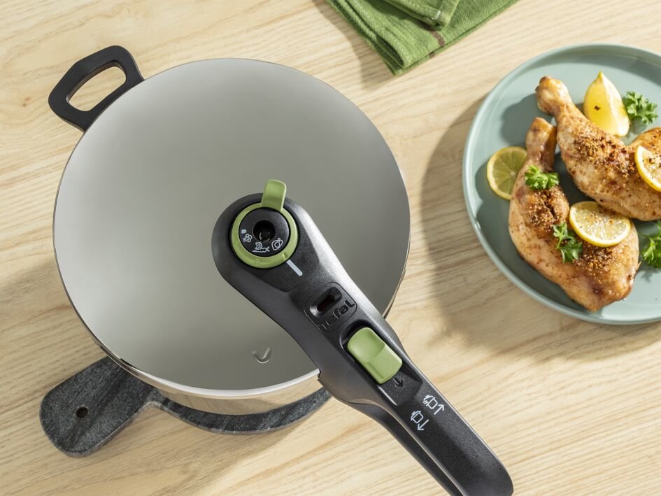 Olla Olla A Presión Tefal P2580400 Trendy 4l Verde