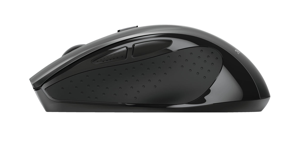 Mouse Inalambrico Trust Nito -Sensor Optico - 6 Botones - 800/1200/1600/1800/2200dpi - 10m Alcance- 2 Botones Pulgar - Receptor Mic - 24115