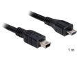 EAN 4043619831777 - DeLOCK 1m USB2.0 microB/miniB cable USB Micro-USB B Mini-USB B Negro imagen 1