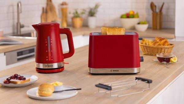 EAN 4242005413058 - Bosch TAT4M224 tostadora 2 rebanada(s) 950 W Rojo imagen 4
