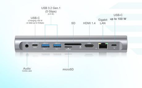 EAN 8595611705625 - i-tec Metal C31METALDOCKPADPD base para portátil y replicador de puertos Alámbrico USB 3.2 Gen 1 (3.1 Gen imagen 9