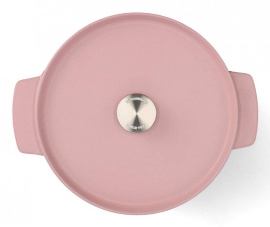 Kitchenaid Bräter Mit Deckel Gusseisen 26cm, Rosa