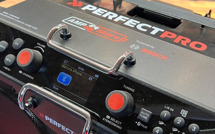 Perfectpro Rockhart 18v Job Site Radio