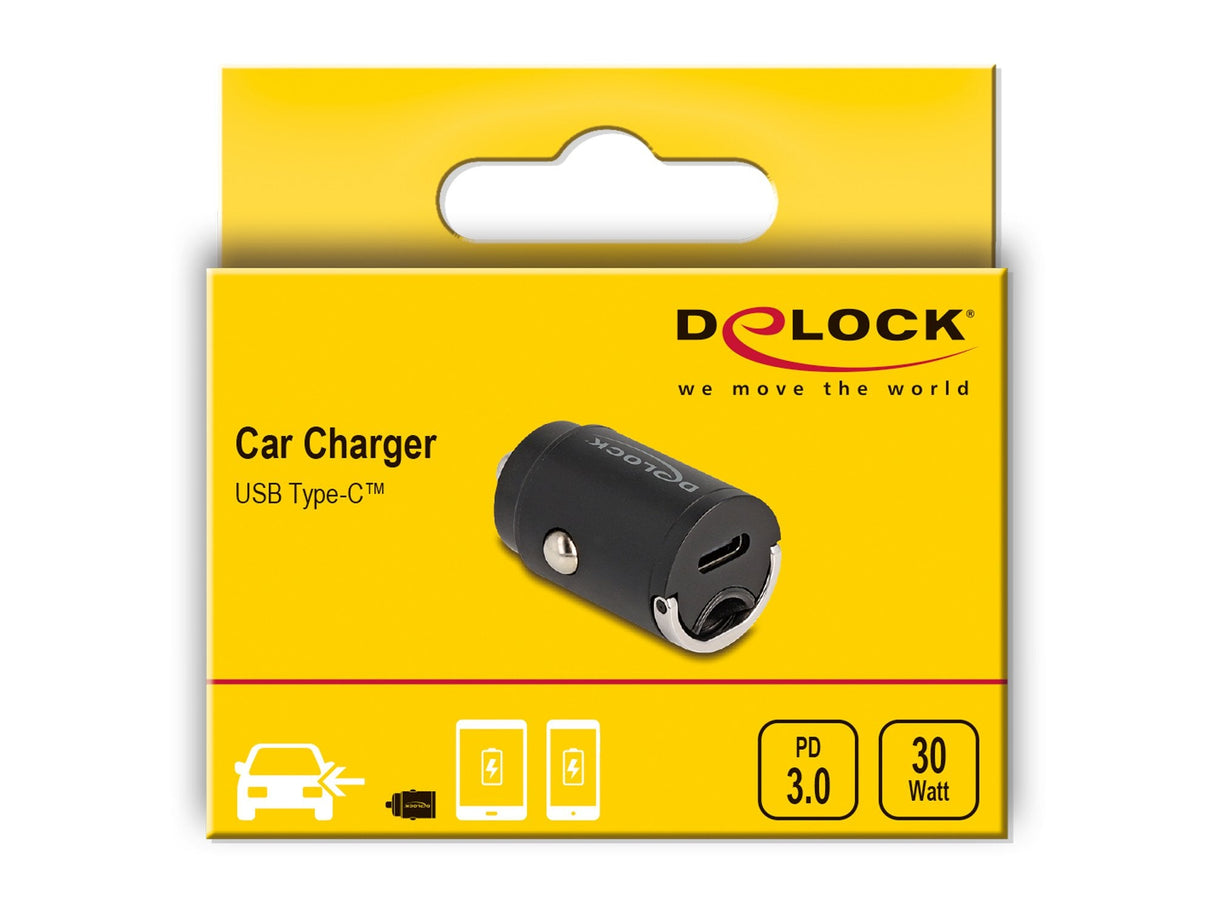 Mini Kfz Ladeadapter Usb Type-C Pd 3.0 Mit 30 W