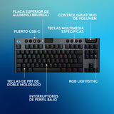 EAN 5099206121775 - Logitech G G915 X LIGHTSPEED TKL teclado Juego USB + RF Wireless + Bluetooth QWERTY Español Negro imagen 6