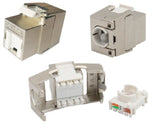 Efb Rj45 Shortbody Keystone Stp, Cat.6a 500mhz Mit Integriertem Shutter