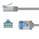 Cable Goobay Lan Cat6a 0,5m Gris
