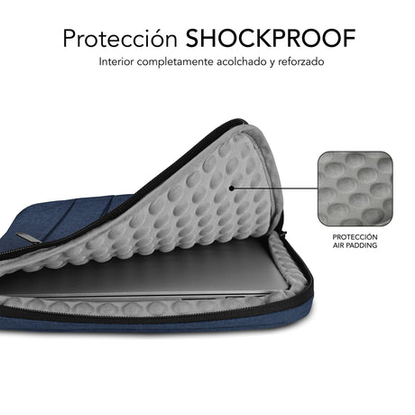 EAN 8436586742737 - SUBBLIM SUBLS-AP36052 maletines para portátil 39,6 cm (15.6") Azul imagen 4