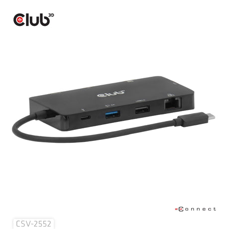 EAN 8719214473556 - CLUB3D CSV-2552 hub de interfaz USB Tipo C 5000 Mbit/s Negro imagen 8
